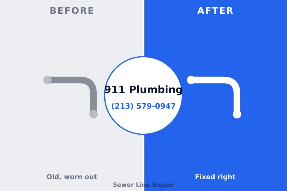 Before and after: plumbing company Escanaba, MI